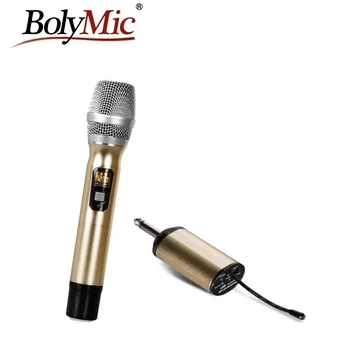 Bolymic Mini Handheld Wireless Microphone with Rechargeable Receiver UHF wireless microphone
Bolymic Mini Handheld Wireless Microphone with Rechargeable Receiver UHF wireless microphone