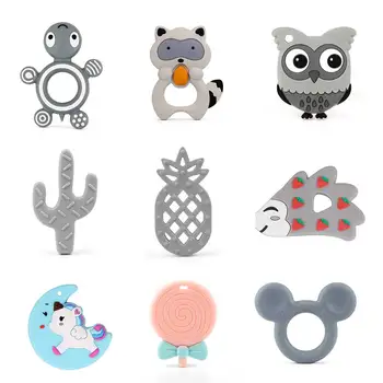 TYRY.HU 1pc Cartoon Turtle Raccoon Owl Silicone Teething Beads Nursing Necklace DIY Making Accessories Baby Safe Toys BPA Free
TYRY.HU 1pc Cartoon Turtle Raccoon Owl Silicone Teething Beads Nursing Necklace DIY Making Accessories Baby Safe Toys BPA Free