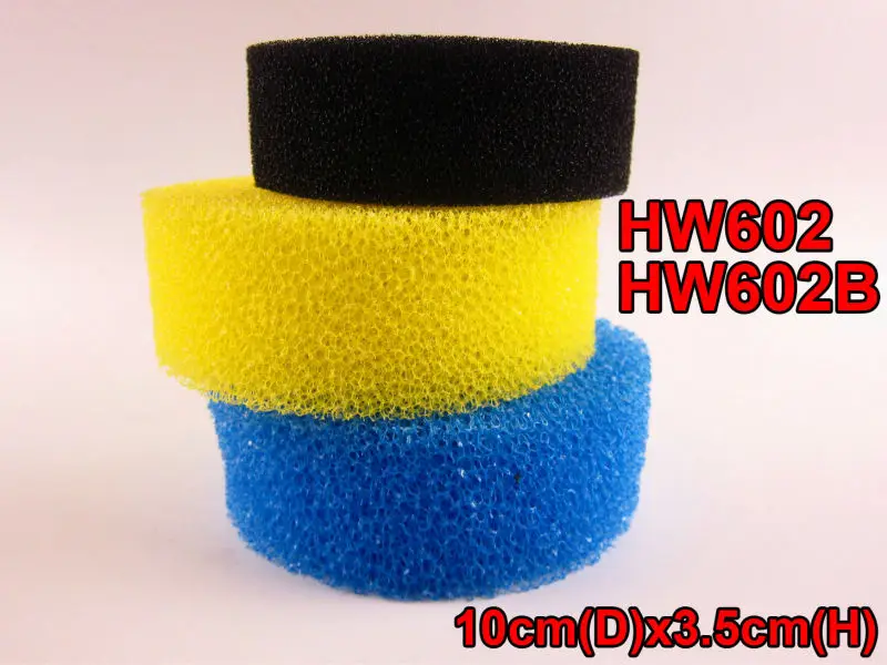 3 PCS Aquarium Filter Sponge Coarse Medium Fine for SUNSUN HW-602 HW-602B Pipe Canister 10cmx3.5cm
3 PCS Aquarium Filter Sponge Coarse Medium Fine for SUNSUN HW-602 HW-602B Pipe Canister 10cmx3.5cm