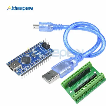 NANO V3.0 3.0 Controller Terminal Adapter Expansion Board NANO Shield Simple Extension Plate For Arduino ATMEGA328P FT232 Chip
NANO V3.0 3.0 Controller Terminal Adapter Expansion Board NANO Shield Simple Extension Plate For Arduino ATMEGA328P FT232 Chip