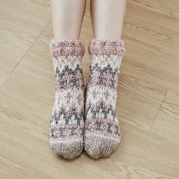Zuzuwu 2Pairs Women Nylon Slipper Socks Warm Winter Indoor Fluffy Thick Double Knitting
Zuzuwu 2Pairs Women Nylon Slipper Socks Warm Winter Indoor Fluffy Thick Double Knitting