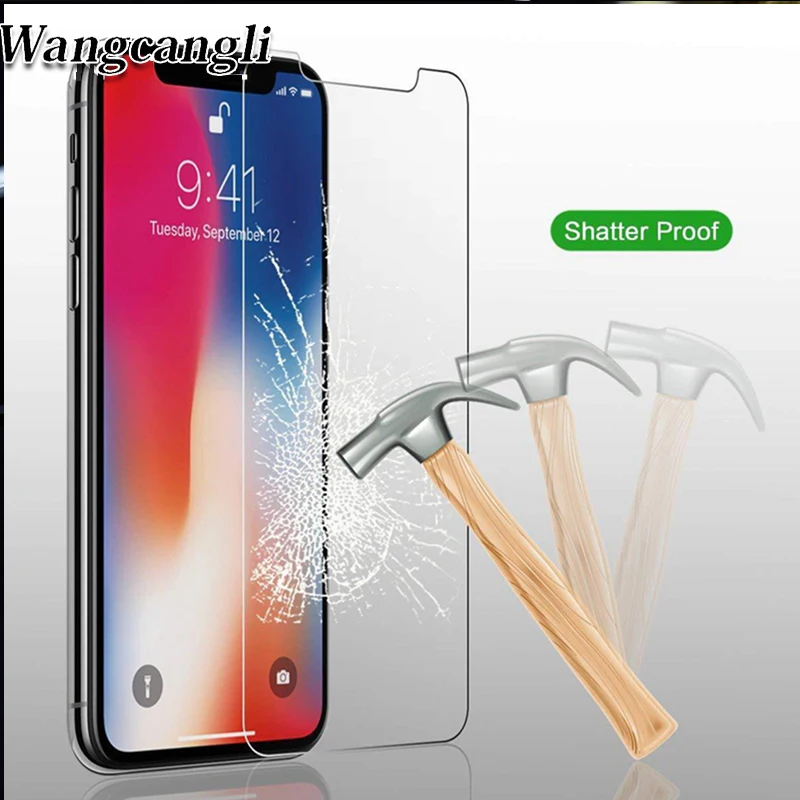 Закаленное стекло для iPhone XS XR MAX Защитная крышка экрана 8X7 6 6S Plus 5 5S SE 1 8 дюймов 2018 |