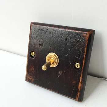 Retro Style Wooden Toggle switch 86*86mm 86 type switch. 1/2/3/4 gang 1 way switch 10A , can customize 2 way
Retro Style Wooden Toggle switch 86*86mm 86 type switch. 1/2/3/4 gang 1 way switch 10A , can customize 2 way