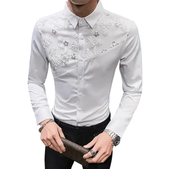 Teen mens dress shirts Black and white men shirt long sleeve Asia size S M L XL XXL XXXL
Teen mens dress shirts Black and white men shirt long sleeve Asia size S M L XL XXL XXXL