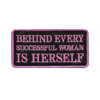 Behind Every Successful Woman Is Herself Embroidery Patch Tactical Military Patches Appliques Emblem Embroidered Badges
Behind Every Successful Woman Is Herself Embroidery Patch Tactical Military Patches Appliques Emblem Embroidered Badges