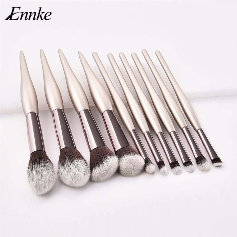 ENNKE Makeup Brushes Kit 10 Pcs Lip Eye Shadow Highlighter Foundation Brush Make Up Brushes Set Luxury Style Beauty Tools Kits
ENNKE Makeup Brushes Kit 10 Pcs Lip Eye Shadow Highlighter Foundation Brush Make Up Brushes Set Luxury Style Beauty Tools Kits