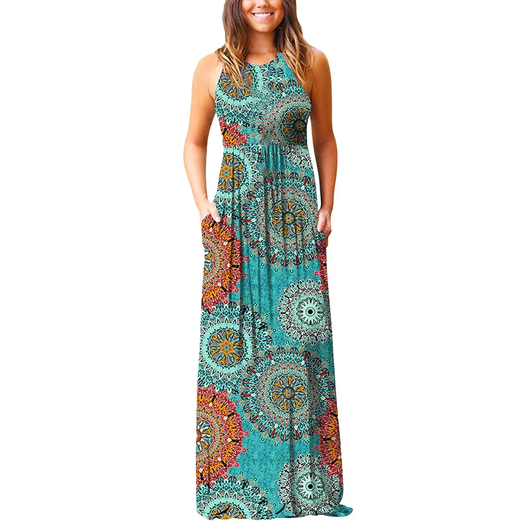 Summer Dress Women Sexy Long Halter Vintage Elegant Party Dresses for Ladies Sundress Flower Printed Hippie boho Beach Jurken
Summer Dress Women Sexy Long Halter Vintage Elegant Party Dresses for Ladies Sundress Flower Printed Hippie boho Beach Jurken