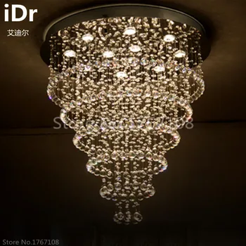 Round crystal Chandeliers living room restaurant hanging wire crystal lamp High-grade light bedroom lamp LED Lamps
Round crystal Chandeliers living room restaurant hanging wire crystal lamp High-grade light bedroom lamp LED Lamps