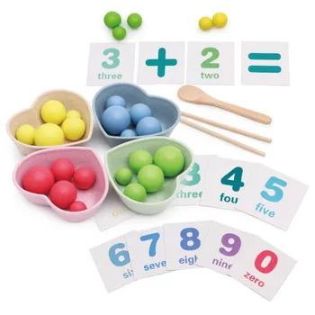 Kids Montessori Wooden Clip Beads Ball Practise Chopsticks Game Color Sorting Matching Clip Beads Math Count Puzzle Board Toy
Kids Montessori Wooden Clip Beads Ball Practise Chopsticks Game Color Sorting Matching Clip Beads Math Count Puzzle Board Toy