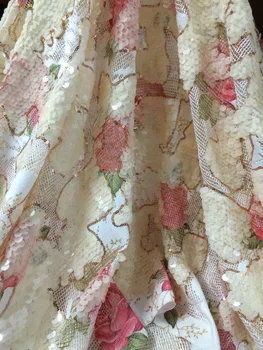 high quality sequins lace fabric nice luxury embroidery tulle mesh lace fabric for wedding dress
high quality sequins lace fabric nice luxury embroidery tulle mesh lace fabric for wedding dress