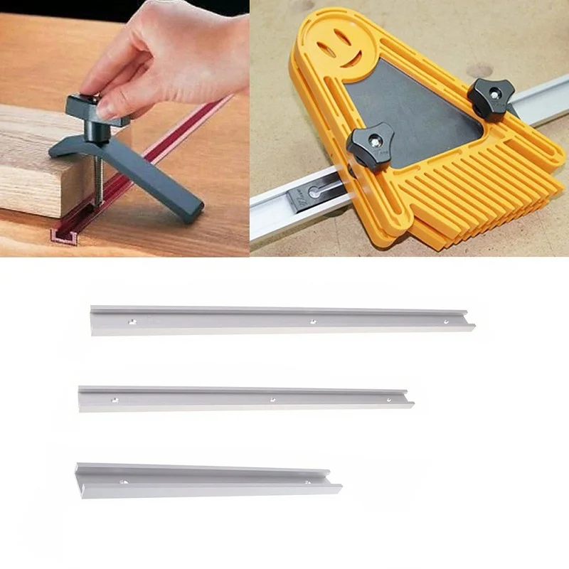 T-tracks Aluminum Slot Miter Track Jig Fixture for Router Table Bandsaws Woodworking Tool Length 300/400/500mm
T-tracks Aluminum Slot Miter Track Jig Fixture for Router Table Bandsaws Woodworking Tool Length 300/400/500mm