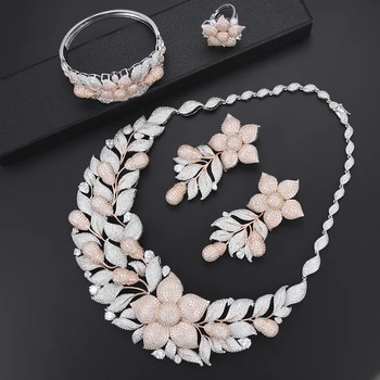 missvikki Classic Luxury Noble Symbol Big Flowers Necklace Bangle Ring Earrings Jewelry Set Rhinestones Wedding Accessories
missvikki Classic Luxury Noble Symbol Big Flowers Necklace Bangle Ring Earrings Jewelry Set Rhinestones Wedding Accessories