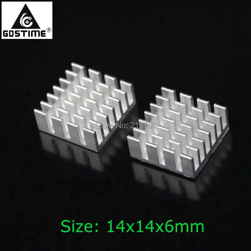 10 PCS/LOT Gdstime 14x14x6mm MOS Router IC Chip Radiator Heat sink Cooling Heatsink
10 PCS/LOT Gdstime 14x14x6mm MOS Router IC Chip Radiator Heat sink Cooling Heatsink