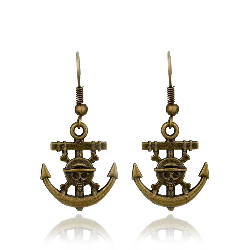Hot Anime Cosplay One Piece Drop Earrings Bronze Pendientes Earrings Dangle Earrings Props Gifts for Women Girls
Hot Anime Cosplay One Piece Drop Earrings Bronze Pendientes Earrings Dangle Earrings Props Gifts for Women Girls