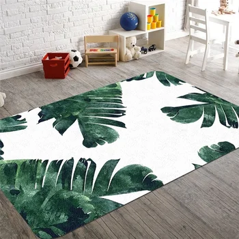 Tropical Palm Tree Leaf Area Rug Anti-Slip Absorbent Coral Velvet Floor Rug Doormat Soft Baby Playing Carpets for Living Room
Tropical Palm Tree Leaf Area Rug Anti-Slip Absorbent Coral Velvet Floor Rug Doormat Soft Baby Playing Carpets for Living Room