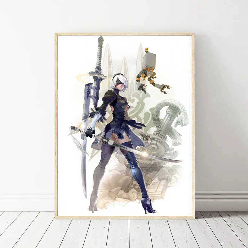 Nier Automata Game Art silk poster Print Wall Pictures for Living Room No Frame
Nier Automata Game Art silk poster Print Wall Pictures for Living Room No Frame