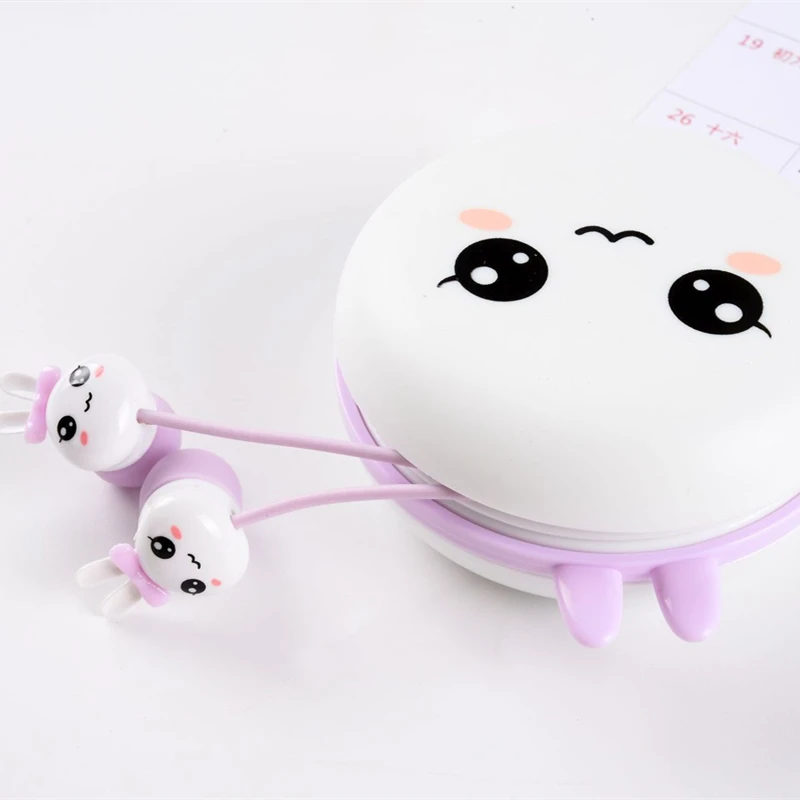 Cute Rabbit Cartoon Earphones 3.5mm in-ear Earbud with Portable Earphone Case Microphone for Kids iPhone Xiaomi Girls Gifts
Cute Rabbit Cartoon Earphones 3.5mm in-ear Earbud with Portable Earphone Case Microphone for Kids iPhone Xiaomi Girls Gifts