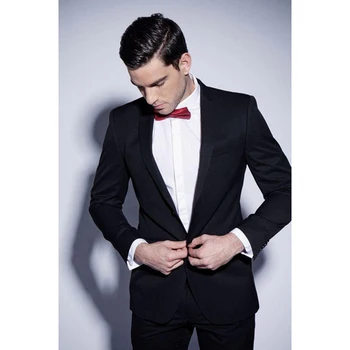 2017 One Button Groom mens suit Tuxedo vestido de festa Notch Lapel Groomsmen black Men Wedding Prom Dinner Suits (jacket+Pants)
2017 One Button Groom mens suit Tuxedo vestido de festa Notch Lapel Groomsmen black Men Wedding Prom Dinner Suits (jacket+Pants)
