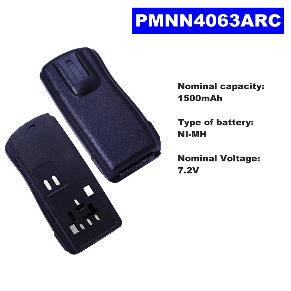 7.2V 1500mAh NI-MH Radio Battery PMNN4063ARC For Motorola Walkie Talkie GP2000/2000S/2150 Two Way Radio
7.2V 1500mAh NI-MH Radio Battery PMNN4063ARC For Motorola Walkie Talkie GP2000/2000S/2150 Two Way Radio