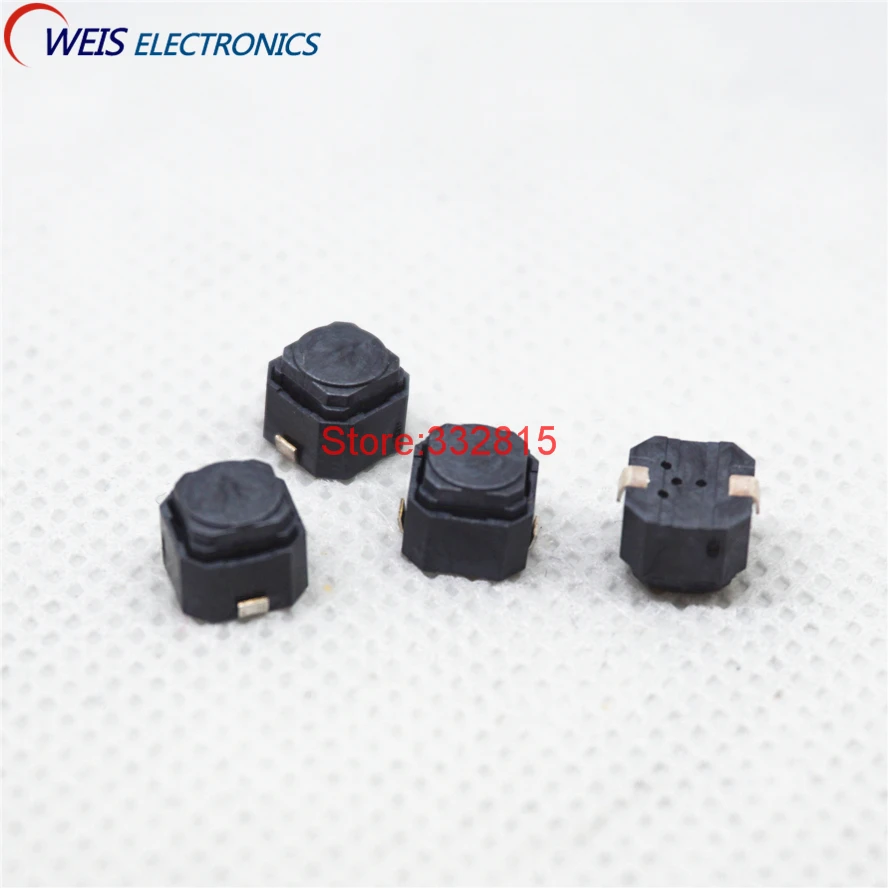 10PCS 6*6*5MM SMD Silent push button switch microswitch Tact Switch Free shipping
10PCS 6*6*5MM SMD Silent push button switch microswitch Tact Switch Free shipping