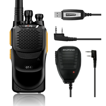 Baofeng GT-1 UHF 2M 400-470MHz FM Two-way Ham Hand-held Radio Transceiver Better Than BF-888s + Programming USB Cable + Speaker
Baofeng GT-1 UHF 2M 400-470MHz FM Two-way Ham Hand-held Radio Transceiver Better Than BF-888s + Programming USB Cable + Speaker