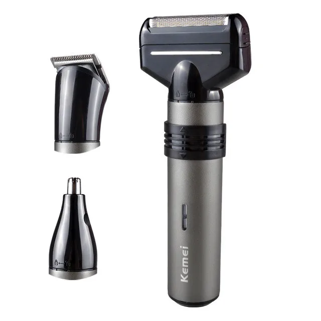 Kemei New 3 in 1 Multifunction Reciprocating Rechargeable electric shaver hair clipper nose hair trimmer Combination KM-1210
Kemei New 3 in 1 Multifunction Reciprocating Rechargeable electric shaver hair clipper nose hair trimmer Combination KM-1210