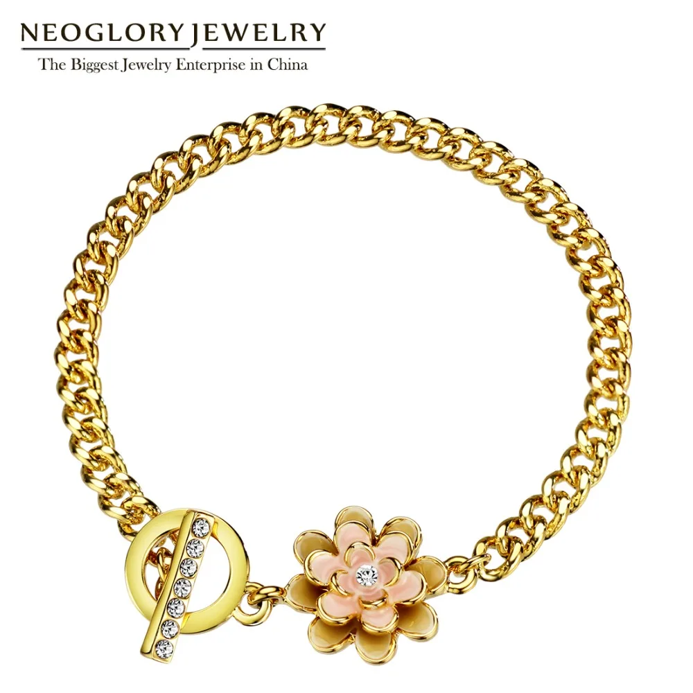 Neoglory Auden Rhinestone Pink Enamel Flower Charm Bangles & Bracelets Fashion Jewelry For Women Girls 2018 New
Neoglory Auden Rhinestone Pink Enamel Flower Charm Bangles & Bracelets Fashion Jewelry For Women Girls 2018 New