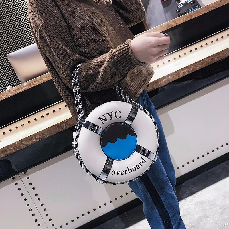 NEW swimming circle small round bag personality single shoulder slanting handbag crossbody bags purses handbags C280
NEW swimming circle small round bag personality single shoulder slanting handbag crossbody bags purses handbags C280