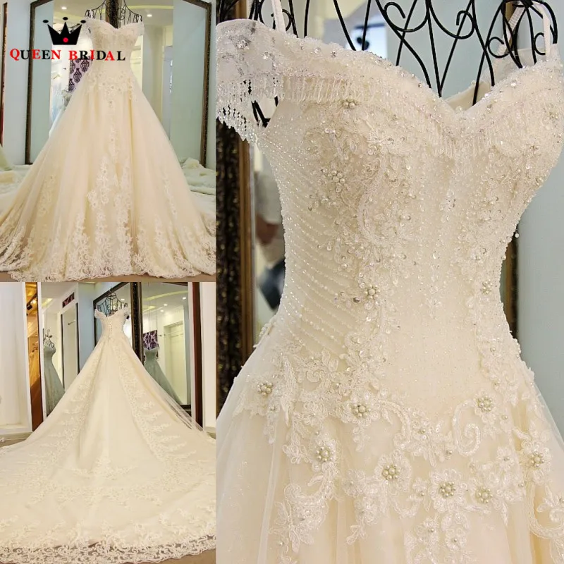 Luxurious Ball Gown Lace Crystal Flowers Wedding Dresses Real Picture Ivory Bridal Wedding Gown 2018 New Design Custom Made XG08
Luxurious Ball Gown Lace Crystal Flowers Wedding Dresses Real Picture Ivory Bridal Wedding Gown 2018 New Design Custom Made XG08