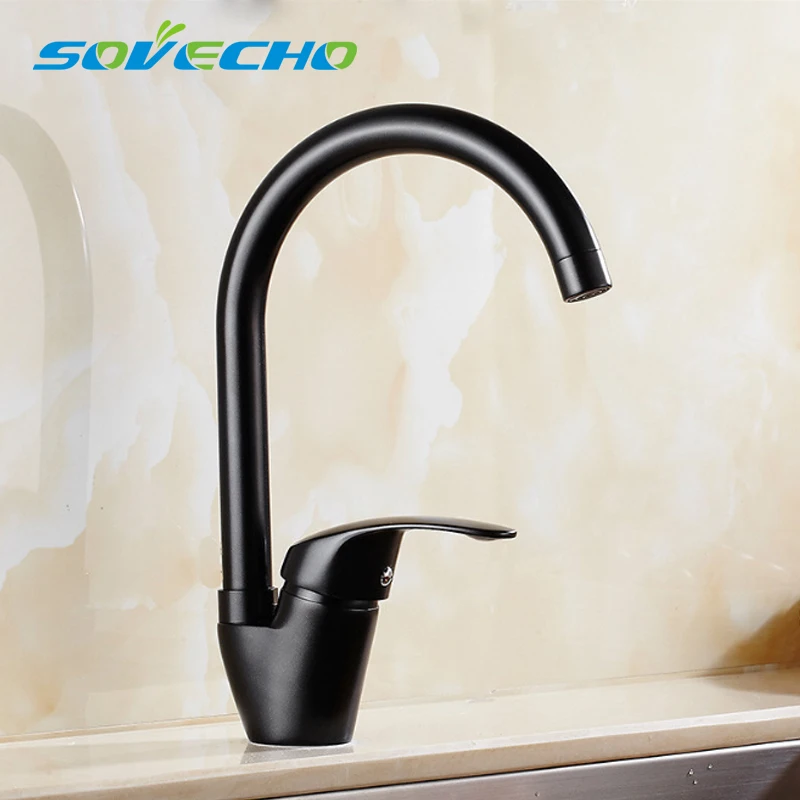 Black Kitchen Faucet Brushed Single Hole Rotatable Faucet Kitchen Sink Cold-Hot Bathroom Faucet Bath Faucet L0198
Black Kitchen Faucet Brushed Single Hole Rotatable Faucet Kitchen Sink Cold-Hot Bathroom Faucet Bath Faucet L0198