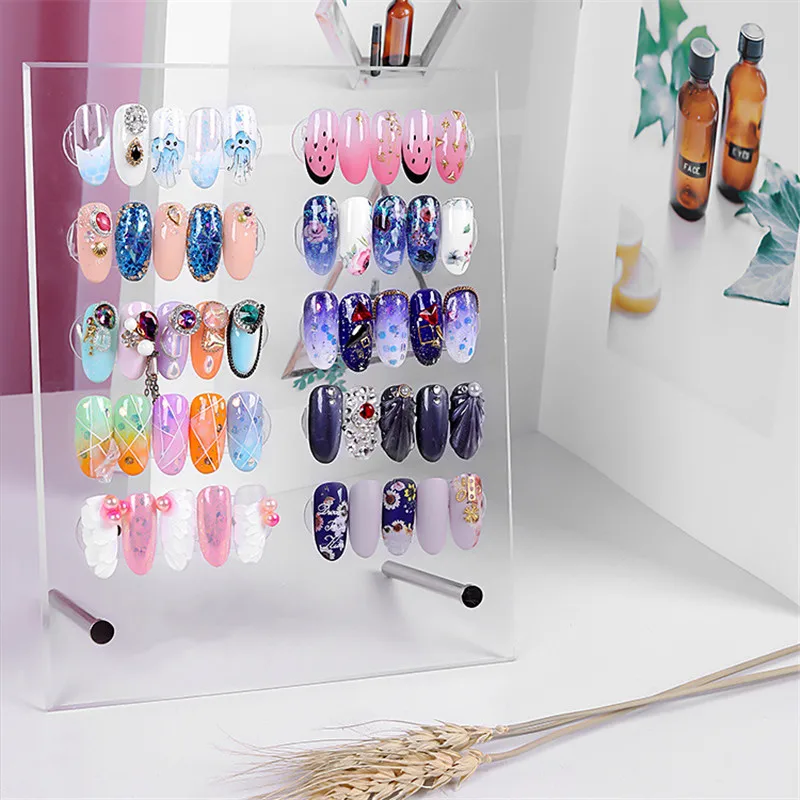 1Set Professional Model Nail Gel Polish Color Display Transparent Color Card Chart Painting Manicure Nail Art Showing Shelf Tool
1Set Professional Model Nail Gel Polish Color Display Transparent Color Card Chart Painting Manicure Nail Art Showing Shelf Tool