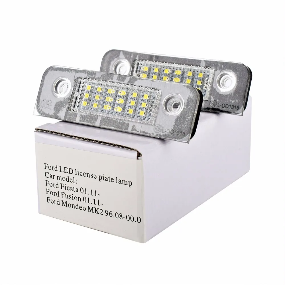 1 Pair Car Exterior Lamp For Ford Mondeo MK2 Fiesta MK5 Fusion LED Number License Plate Light Plate Lanp Trunk Lamp
1 Pair Car Exterior Lamp For Ford Mondeo MK2 Fiesta MK5 Fusion LED Number License Plate Light Plate Lanp Trunk Lamp