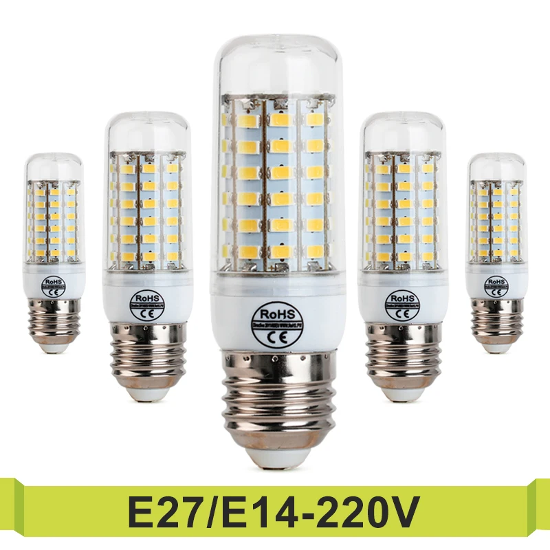 Ampoule E14 Led Light Emergency Led Bulb Lampadina Bright E27 5730SMD Corn LED Bulb 220V Candle Spot light For Chandelier
Ampoule E14 Led Light Emergency Led Bulb Lampadina Bright E27 5730SMD Corn LED Bulb 220V Candle Spot light For Chandelier