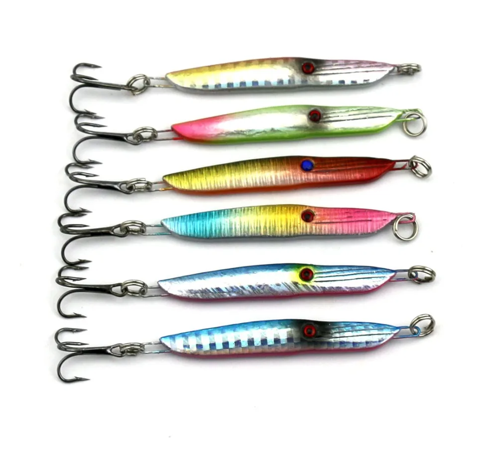 6pcs Hard Jigs Fishing Lure Metal Jigging Bait 6.7cm 13g Fishing Tackle Swimbait Bait Leurre Peche Spoon Fishing Tackle
6pcs Hard Jigs Fishing Lure Metal Jigging Bait 6.7cm 13g Fishing Tackle Swimbait Bait Leurre Peche Spoon Fishing Tackle