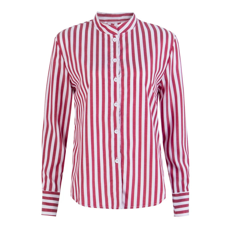 Red Striped Blouse 2017 Autumn Vertical Striped Button Loose Shirt Female Tops Long Sleeve Blouse Plus Size 2XL
Red Striped Blouse 2017 Autumn Vertical Striped Button Loose Shirt Female Tops Long Sleeve Blouse Plus Size 2XL