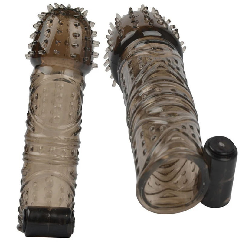 Penis Vibrate Extender, Delay Ejaculation, Penis Enlargement Enhancer, Penis Extend Sleeve, Sex Toys for Man, Adult Products O15