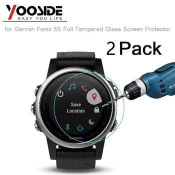 2-Pcs Tempered Glass Screen Protector 9H Real Full Coverage Film for Garmin Fenix 5S Smart Watch
2-Pcs Tempered Glass Screen Protector 9H Real Full Coverage Film for Garmin Fenix 5S Smart Watch