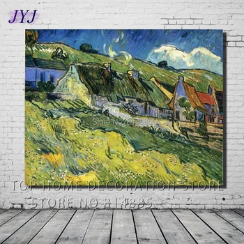 A Group Of Cottages 1890 by Vincent Van Gogh Top Quality Famous Oil Painting Canvas Wall Art Gift Top Home Decoration VG014
A Group Of Cottages 1890 by Vincent Van Gogh Top Quality Famous Oil Painting Canvas Wall Art Gift Top Home Decoration VG014