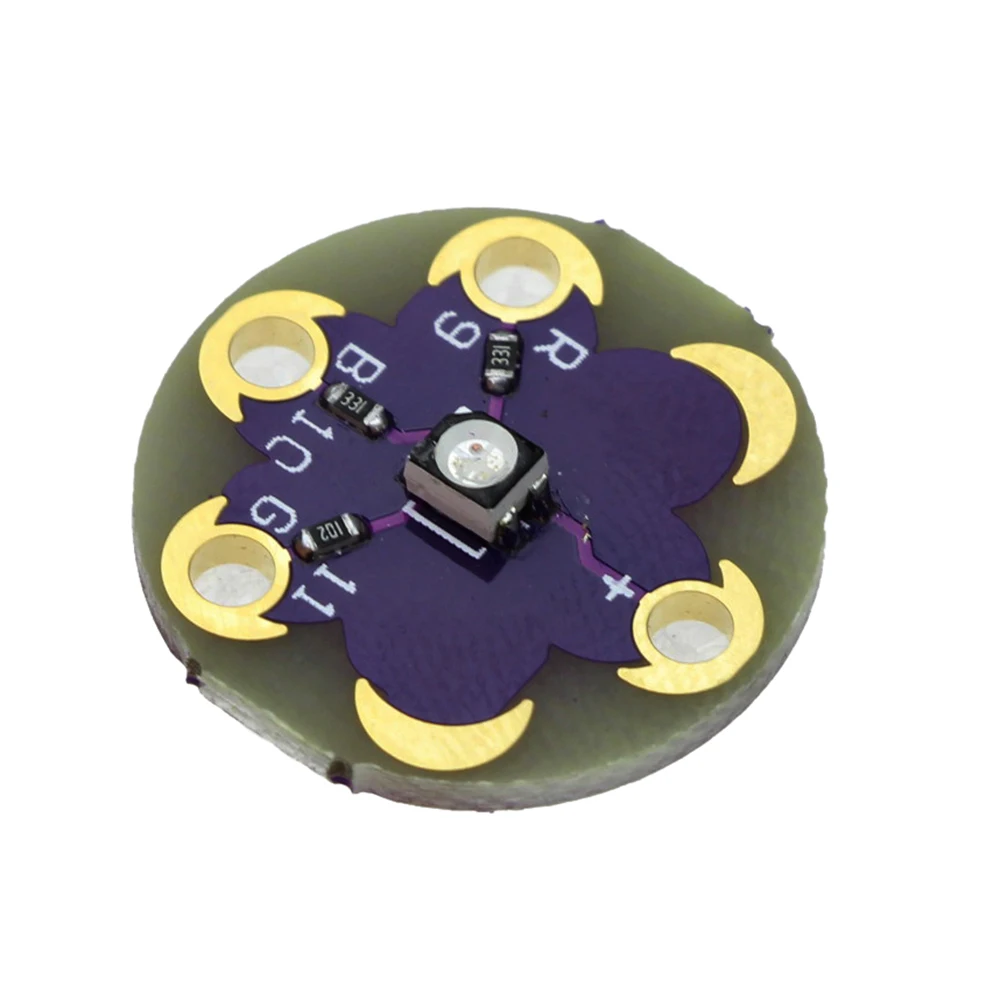 LilyPad Tri-Color LED RGB Module LilyPad LED Module Tri-color Module for arduino DIY KIT
LilyPad Tri-Color LED RGB Module LilyPad LED Module Tri-color Module for arduino DIY KIT