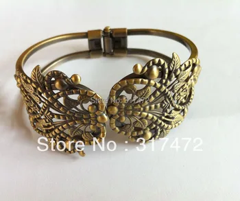 Charm Antique Bronze FILIGREE DESIGN Bangle Blank Tray Bracelet Handcraft Bangle
Charm Antique Bronze FILIGREE DESIGN Bangle Blank Tray Bracelet Handcraft Bangle