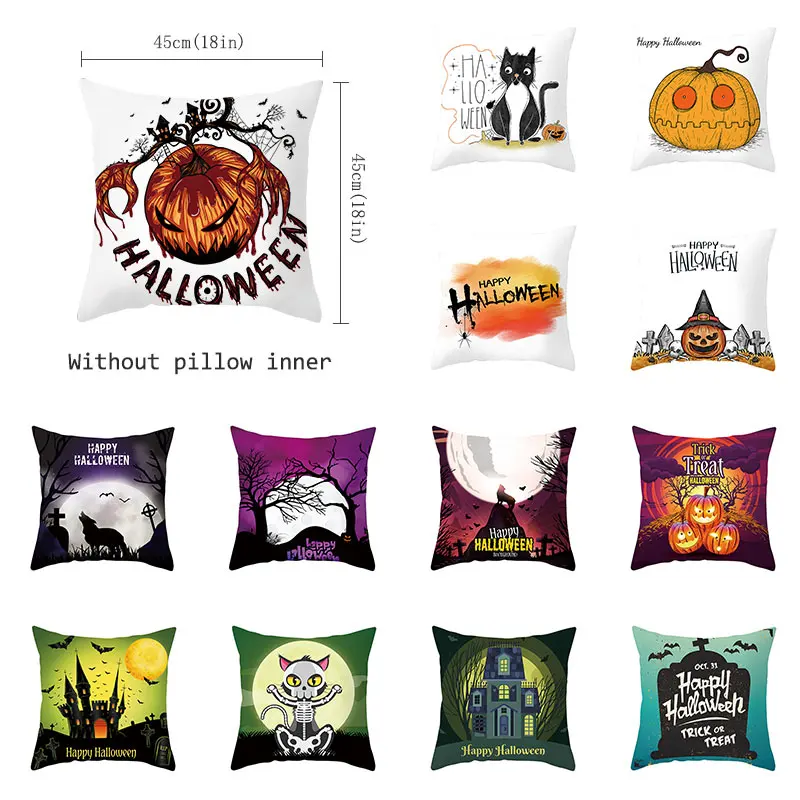 Trick or Treat Halloween Creative Cushion Cover Halloween Demon Throw Pillow Case Halloween Pumpkin Decorative Pillowcase
Trick or Treat Halloween Creative Cushion Cover Halloween Demon Throw Pillow Case Halloween Pumpkin Decorative Pillowcase