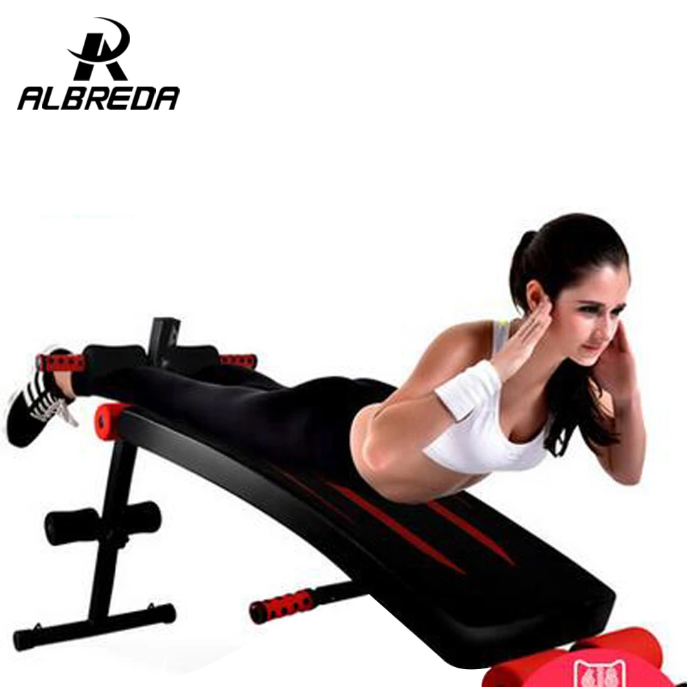 Image RODEX Multi functional Bodybuilding supine board sit up benches Abdominal muscle board home fitness equipment with pull rope
