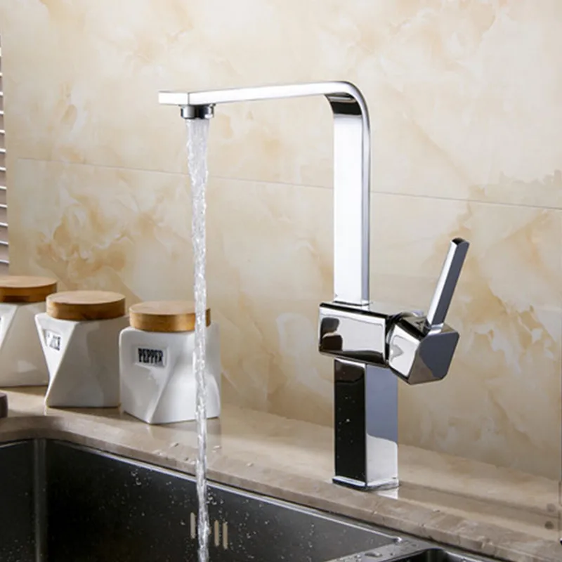 Free shipping Luxury polished chrome kitchen sink faucet with single handle solid brass kitchen sink water faucets
Free shipping Luxury polished chrome kitchen sink faucet with single handle solid brass kitchen sink water faucets
