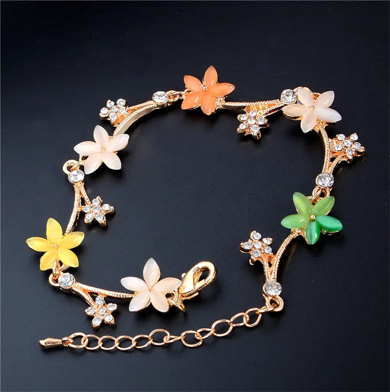 H:HYDE Flower Multicolor Stone Gold Color Chain Bracelets Charm Chain Bracelets Rhinestone Jewelry Parure Bijoux Femme Party
H:HYDE Flower Multicolor Stone Gold Color Chain Bracelets Charm Chain Bracelets Rhinestone Jewelry Parure Bijoux Femme Party