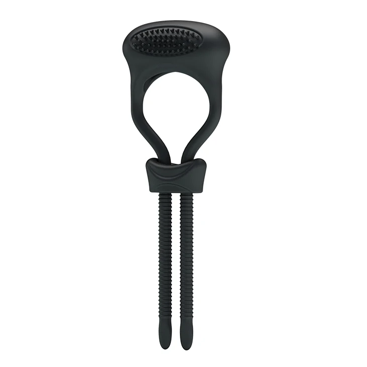 Silicone Vibrating Time Delay Penis Rings Bullet Vibrator Cock Ring Erotic Sex Toy for Man 4