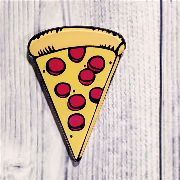 Hot sale 1PCS Pizza Acrylic Decorative Lightning Badge Backpack Pins Badges Backpack Clothes Brooch Party gift
Hot sale 1PCS Pizza Acrylic Decorative Lightning Badge Backpack Pins Badges Backpack Clothes Brooch Party gift