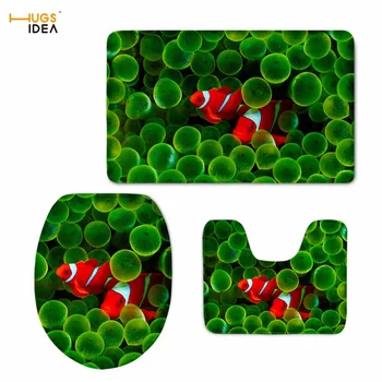 HUGSIDEA Tropical Fish Printed Toilet Seat Cover 3D Closetool Foot Rug Toilet Lid Cover Home Decorative Bathroom Accessories Set
HUGSIDEA Tropical Fish Printed Toilet Seat Cover 3D Closetool Foot Rug Toilet Lid Cover Home Decorative Bathroom Accessories Set
