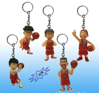 5pcs/set 8cm Keychain Slam Dunk Sakuragi Hanamichi Action Figures PVC brinquedos Collection Figures toys for christmas gift
5pcs/set 8cm Keychain Slam Dunk Sakuragi Hanamichi Action Figures PVC brinquedos Collection Figures toys for christmas gift