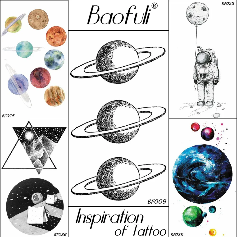 BAOFULI Men Women DIY Galaxy Temporary Tattoo Waterproof Pencil Sketch Fake Tattoo Body Arm Neck Art Planet Moon Tatoos Stickers
BAOFULI Men Women DIY Galaxy Temporary Tattoo Waterproof Pencil Sketch Fake Tattoo Body Arm Neck Art Planet Moon Tatoos Stickers