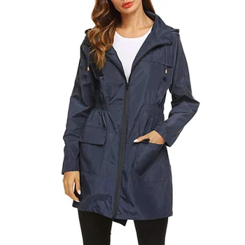 Women Zipper Hooded Raincoat Waterproof Quick-drying Breathable Windproof Long Coat TC21
Women Zipper Hooded Raincoat Waterproof Quick-drying Breathable Windproof Long Coat TC21